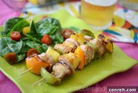 Tropical Teriyaki Chicken Skewers