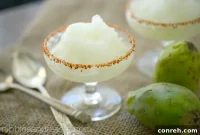 Agave-Spiked Prickly Pear Sorbet