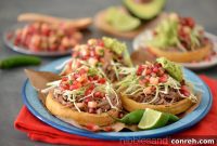 Vibrant Lamb Sopes with Pomegranate-Apple-Serrano Salsa