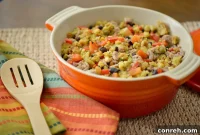 Southwest Chicken and Cornbread Bake