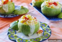 Hearty Stuffed Eightball Squash