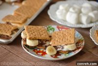 Summertime Banana Smores Traditions