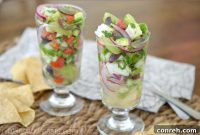 Grape-Kissed Fish Ceviche