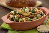 Roasted Brussels Sprouts Quinoa Bowl