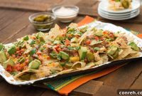 Loaded Chipotle Chicken Nachos