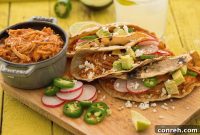 Slow-Cooked Smoky Turkey Tinga Tacos