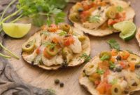 Vibrant Veracruz Fish Tostadas