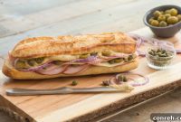Mortadella & Sea Salt Peppercorn Hummus Sandwich
