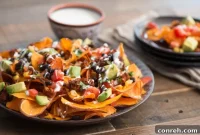 Loaded Sweet Potato Chorizo Nachos