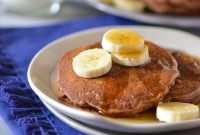 Indulgent Chocolate Oatmeal Pancakes
