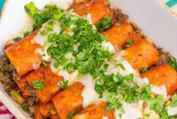 Hearty Ground Beef Red Chile Enchiladas