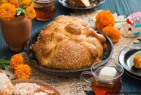 Toasted Sesame Pan de Muerto