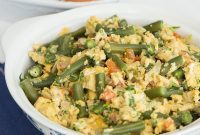 Garden Fresh Green Beans with Scrambled Eggs