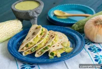 Garden Fresh Zucchini and Sweet Corn Quesadillas
