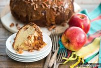 Golden Apple & Dulce de Leche Cake