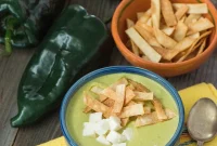 Roasted Poblano and Sweet Corn Bisque