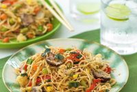 Speedy Frozen Veggie Noodle Stir Fry