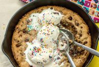 Internet Breaking Mexican Chocolate Chip Skillet Cookie