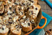 Creamy Tres Leches Bread Pudding