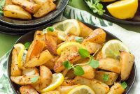 Zesty Lemon Butter Roasted Potatoes