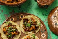 Flavorful Cauliflower Soy Chorizo Tacos with Crunchy Quinoa and Sunflower Seeds