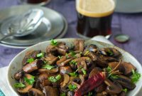 Sizzling Garlicky Mushrooms