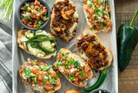 Mexican Bean and Cheese Toast