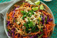 Vibrant Thai Sweet Potato Noodle Salad