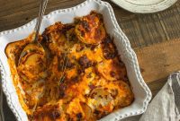 Smoky Chorizo and Cheesy Potato Bake