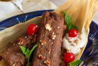 Decadent Cherry Chocolate Pecan Tamales