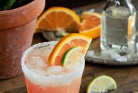 Pink Grapefruit Tequila Fizz