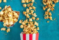 Fiery Popcorn with Savory Cheese Dust