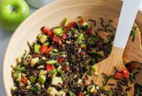 Nutty Wild Rice Salad with Apples and Prunes