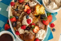 Decadent Pull-Apart French Toast with Spiced Whipped Cream