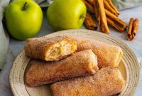 Golden Apple Cheesecake Rolls