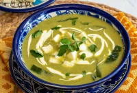 Smoky Poblano Potato Watercress Soup