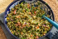 Refreshing Nopalitos Salad with Watercress and Queso Fresco