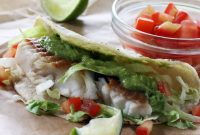 Irresistible Fish Tacos with Velvety Avocado Salsa