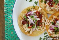 Savina-Spiced Tamarind BBQ Turkey Tostadas