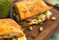 Mortadella Pistachio Pesto Grilled Cheese