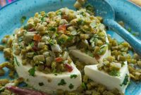 Golden Baked Panela with Nopal