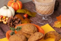 Churro-Kissed Pumpkin Cookies