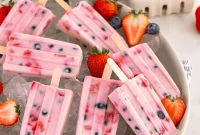 Berry Custard Dream Pops
