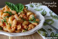 Sun-Kissed Lemon Tomato Chicken Pasta