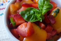 Basil Kissed Strawberry Mango Salsa