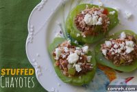 Zesty Stuffed Chayote Boats