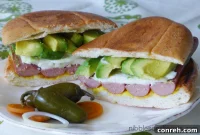 Avocado Lovers Grilled Hot Dog Torta