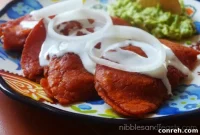 Delicious Vegetarian Potosinas Enchiladas