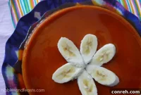 Tropical Banana Flan