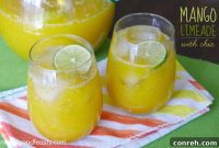Tropical Mango Lime Chia Fresca